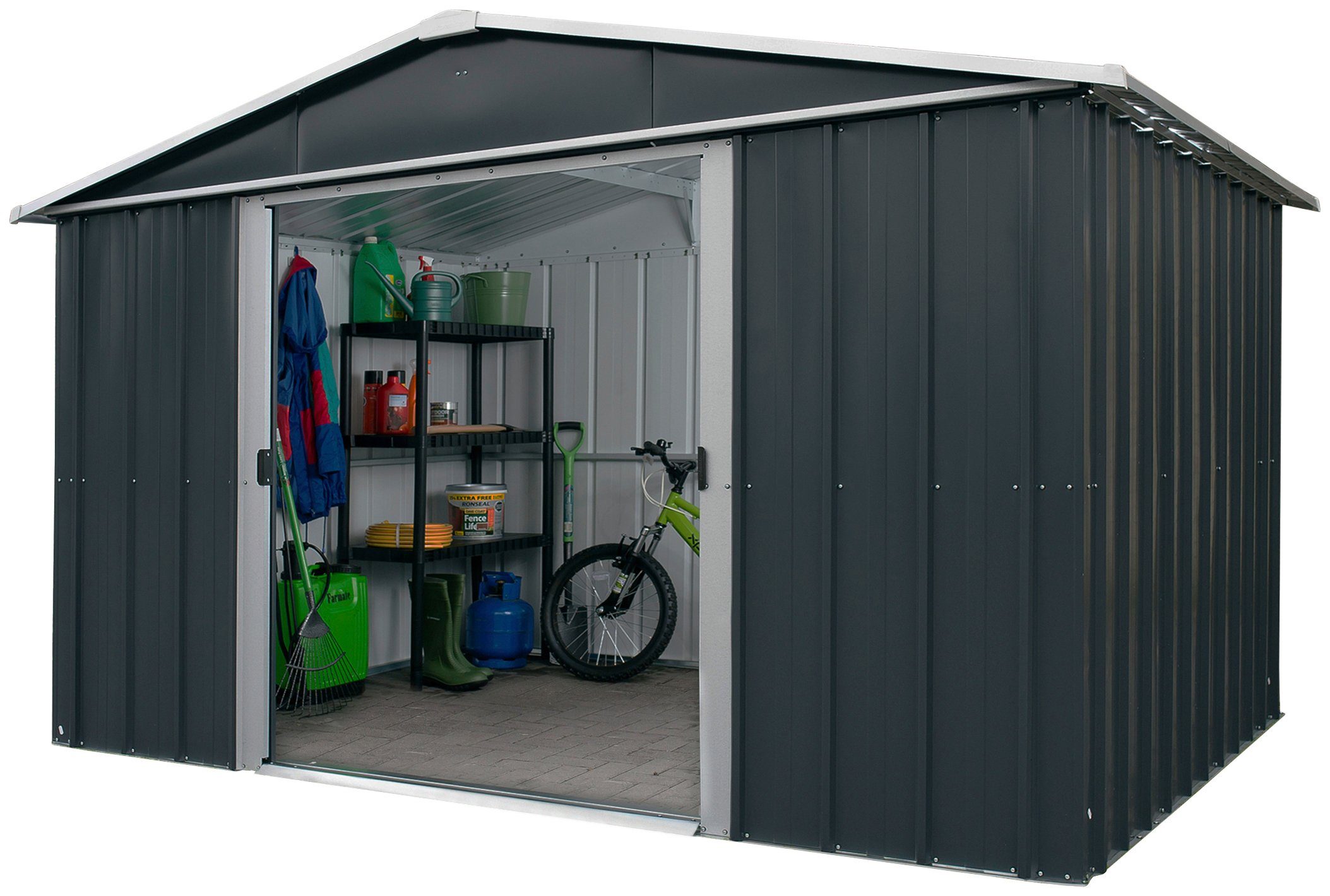 YARDMASTER Gerätehaus Heidelberg 65, BxT: 202x137 cm, Metall