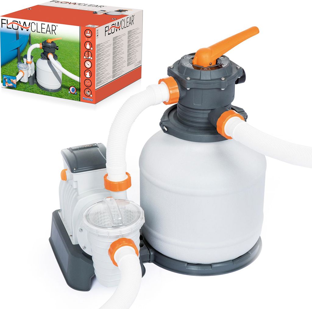 BESTWAY 58497 Flowclear Pool Sandfilter Sandfilteranlage Filteranlage 5678 l/h