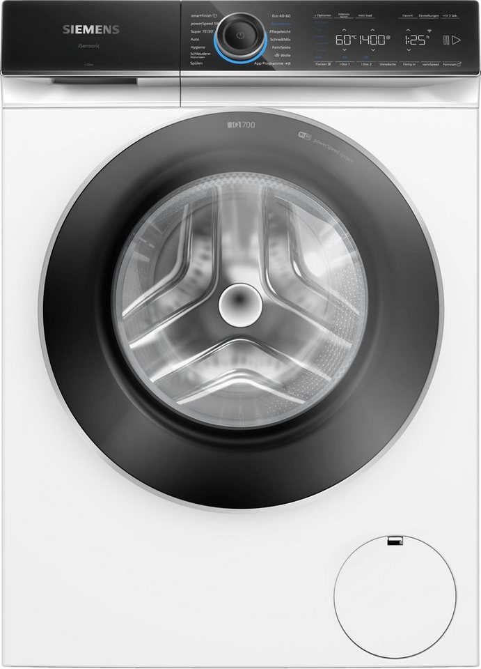 SIEMENS Waschmaschine iQ700 WG44B2A40 i-Dos, WiFi-fähig, Nachlegefunktion