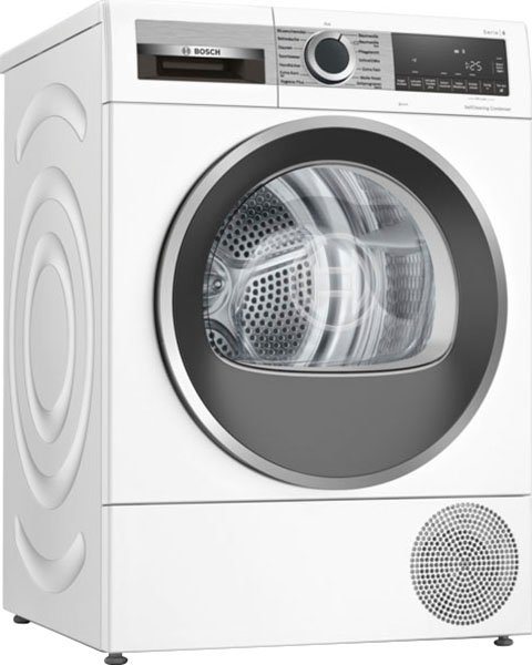 BOSCH Wärmepumpentrockner Serie 6 WQG235D00 Selbstreinigender Kondensator, Halbe Beladung, Reversierende Trommel