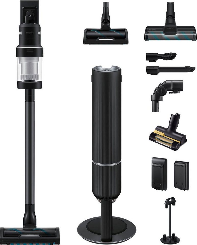 SAMSUNG Akku-Handstaubsauger VS28C97B4QK/WD, BESPOKE Jet AI Akku+ CompleteClean 730 W, beutellos, 2x Akkus