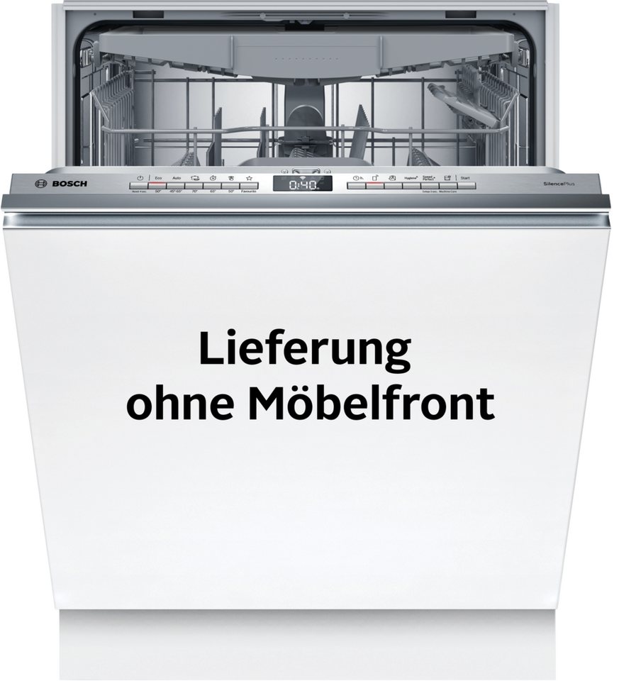 BOSCH vollintegrierbarer Geschirrspüler Serie 4 SMV4EVX09E Automatische Türöffnung für Effizienz, flexible Körbe & Schubladen