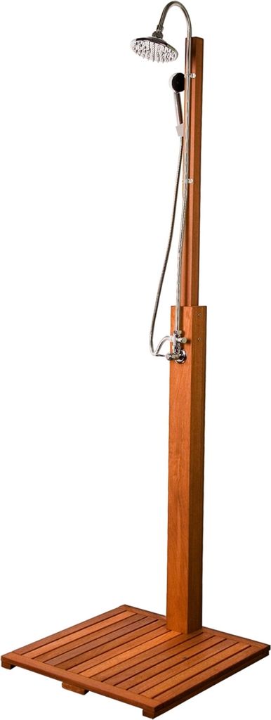 STILISTA® Gartendusche Cascata aus Shorea-Hartholz
