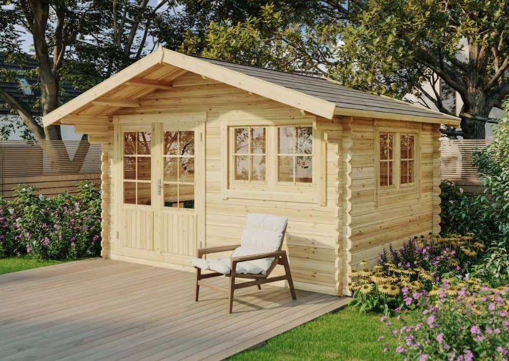 Alpholz Gartenhaus Gartenhaus Gabriel-34 400 x 300 cm, BxT: 428,00x367,00 cm