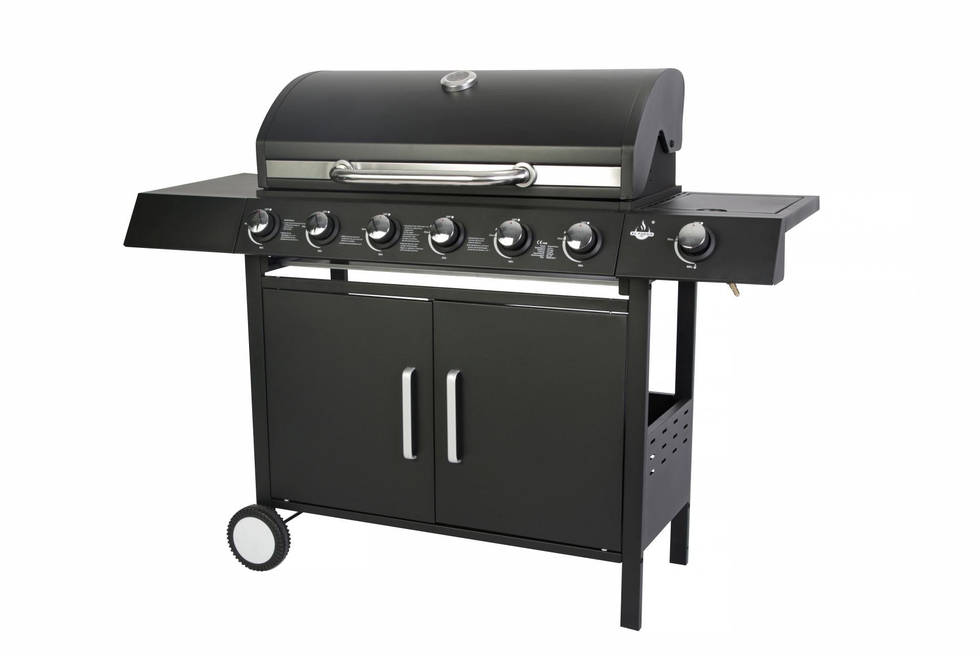 El Fuego Gasgrill El Fuego Gasgrill San Angelo 6+1, (HxBxT): 110,5 x 141 x 53 cm