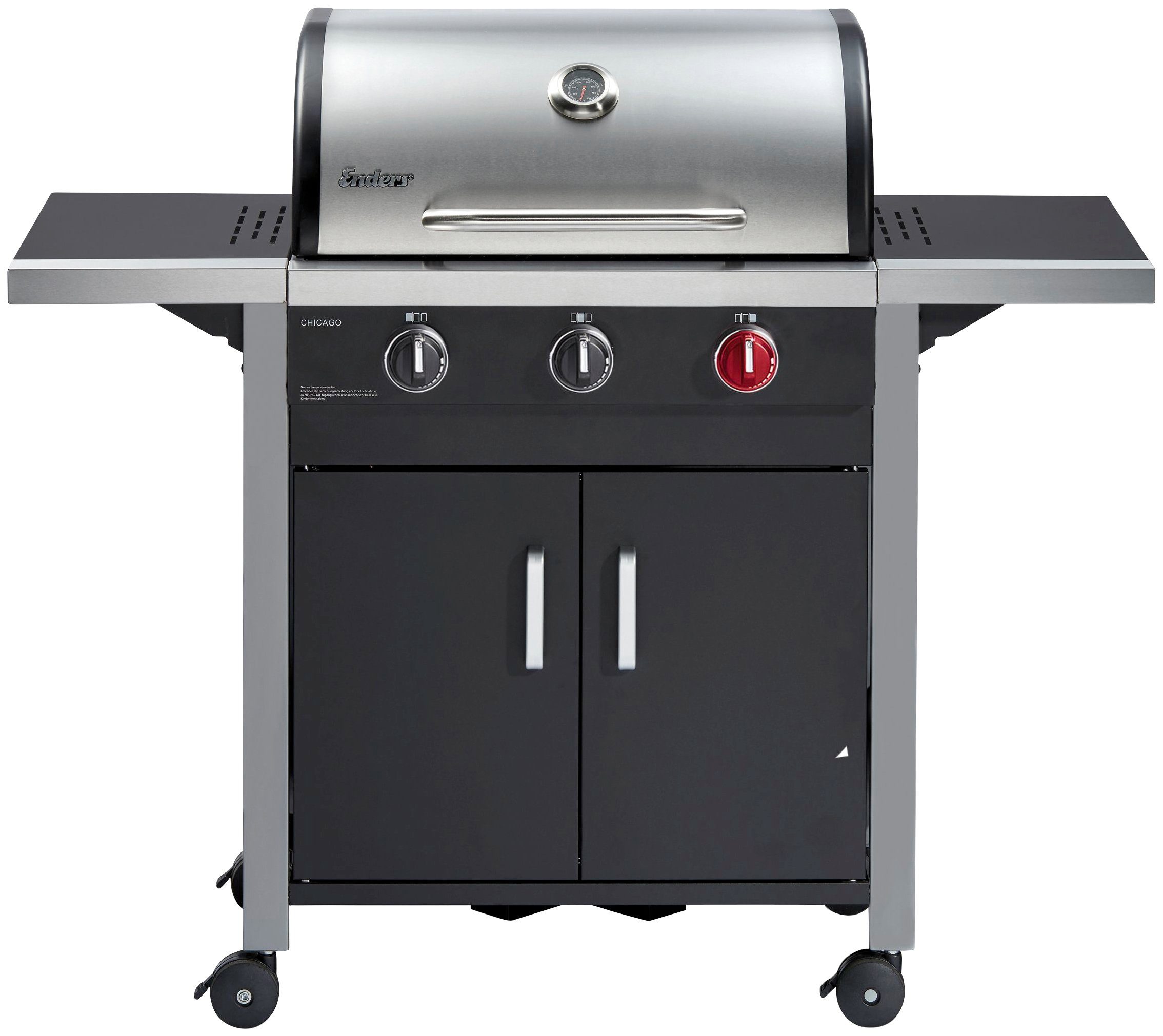 Enders® Gasgrill Chicago 3 R Turbo, BxTxH: 124x51x108 cm