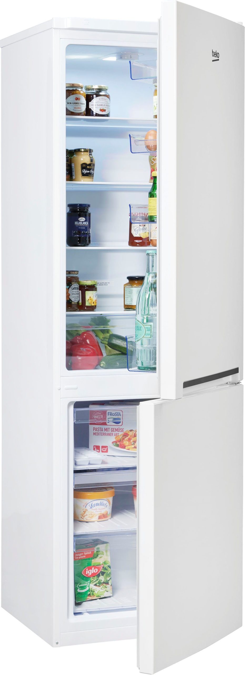 BEKO Kühl-/Gefrierkombination RCSA270K30WN, 170,8 cm hoch, 54 cm breit