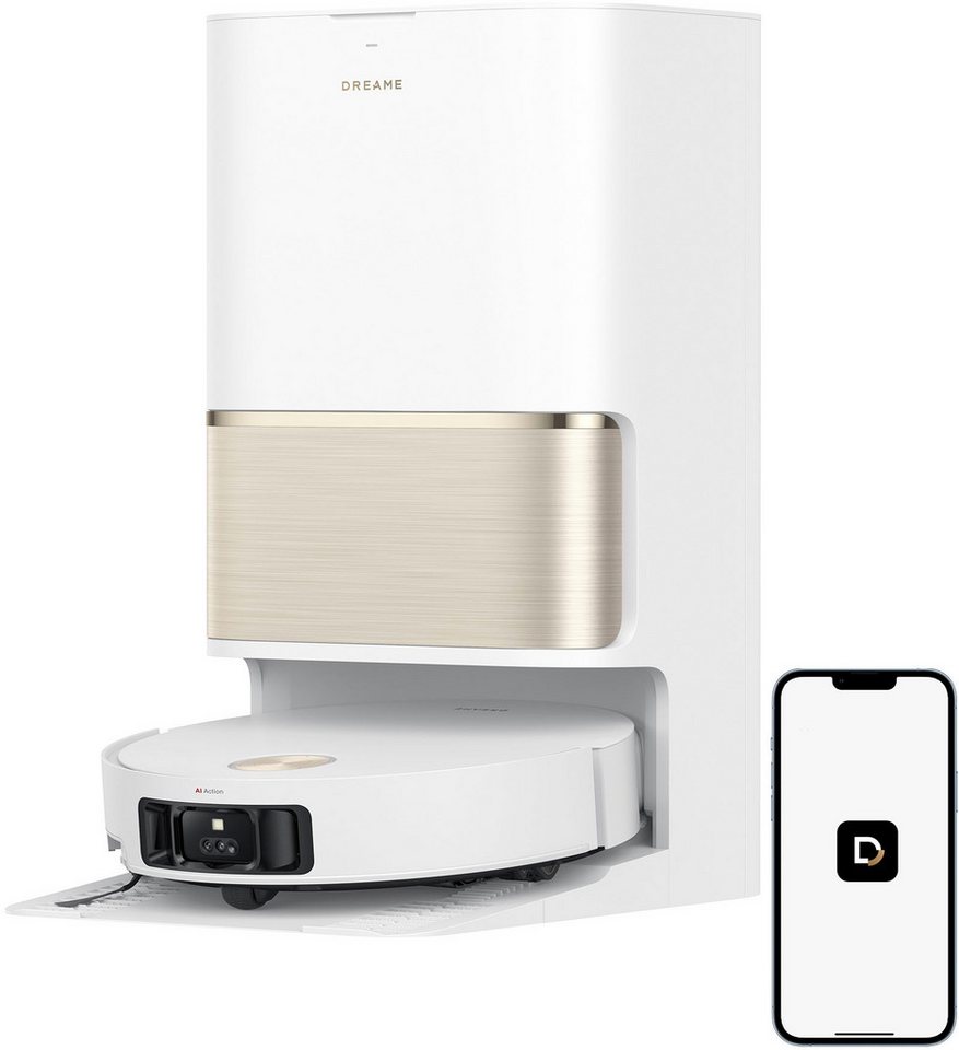 DREAME Saugroboter mit Wischfunktion L50 Pro Ultra 19500Pa Saugkraft, Vollautomatische Basisstation, Reinigung bei 75° C