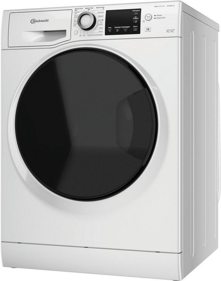 BAUKNECHT Waschtrockner WT Super Eco 96S 41 N 4 Jahre Herstellergarantie
