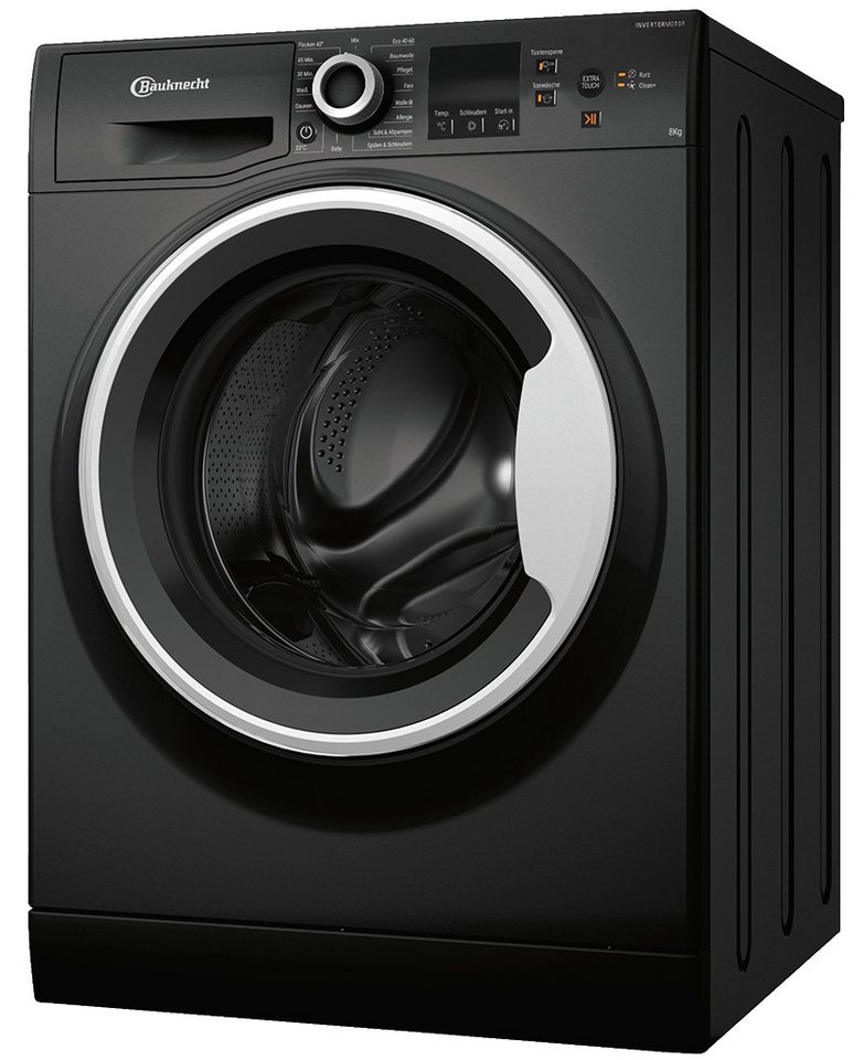 BAUKNECHT Waschmaschine W8 S6300 A Anti-Allergie-Programm, Flecken 40°, Mehrfachwasserschutz+