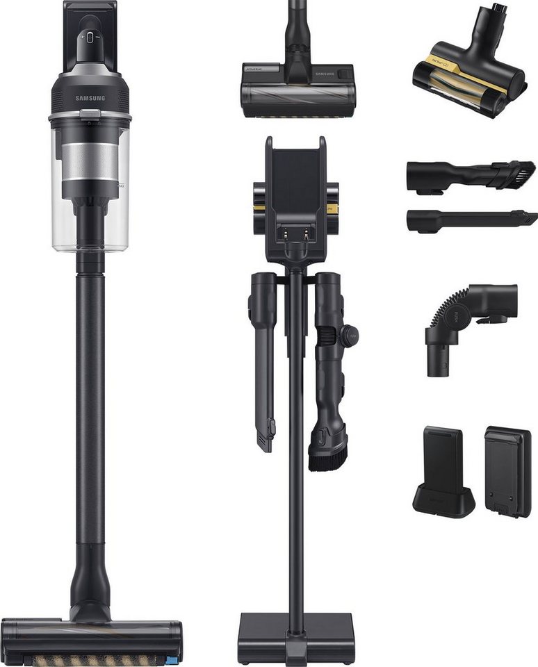 SAMSUNG Akku-Handstaubsauger VS20C95D2TK/WD, Jet 95 Akku+ PetPRO 580 W, beutellos, 2x Akkus