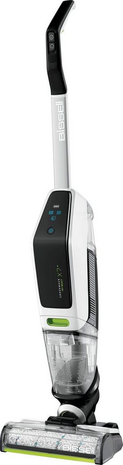 BISSELL Nass-Trocken-Sauger 3401N, CrossWave X7 Plus Cordless Pet Select, kabellos 75 W, beutellos, Turbo-Haustier-Modus, Dual-Tank, Saugmodus, saugen, wischen, trocknen