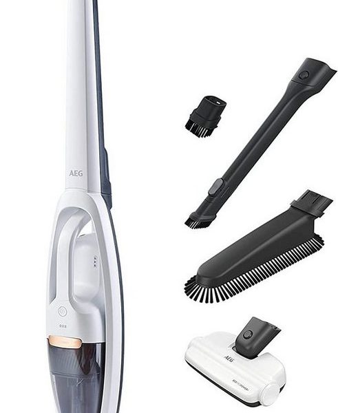 AEG Akku-Hand-und Stielstaubsauger QX8-2-PALR 2in1 Design / BedProPowerPlus für Polster und Matratzen