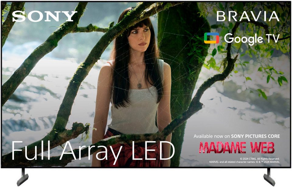 SONY KD-65X85L LED-Fernseher BRAVIA CORE, TRILUMINOS PRO, HDMI 2.1, Gaming-Menü