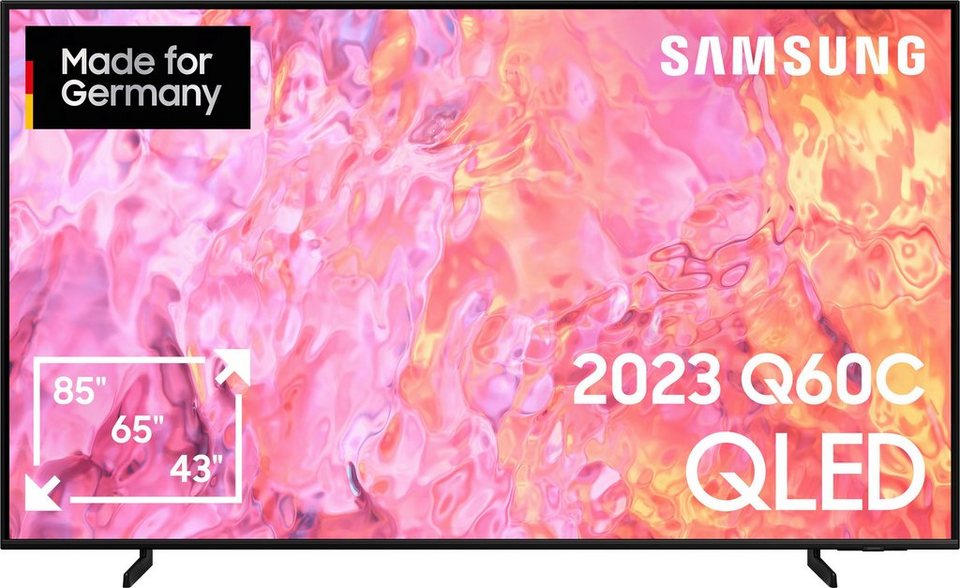 SAMSUNG GQ50Q60CAU LED-Fernseher 100% Farbvolumen mit Quantum Dots,Quantum HDR,AirSlim,Gaming Hub