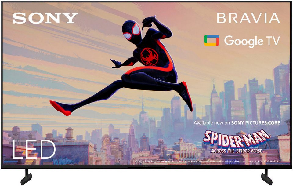 SONY KD-55X80L LED-Fernseher HDR, X1-Prozessor, BRAVIA CORE, Triluminos Pro, HDMI 2.1, Gaming-Menü