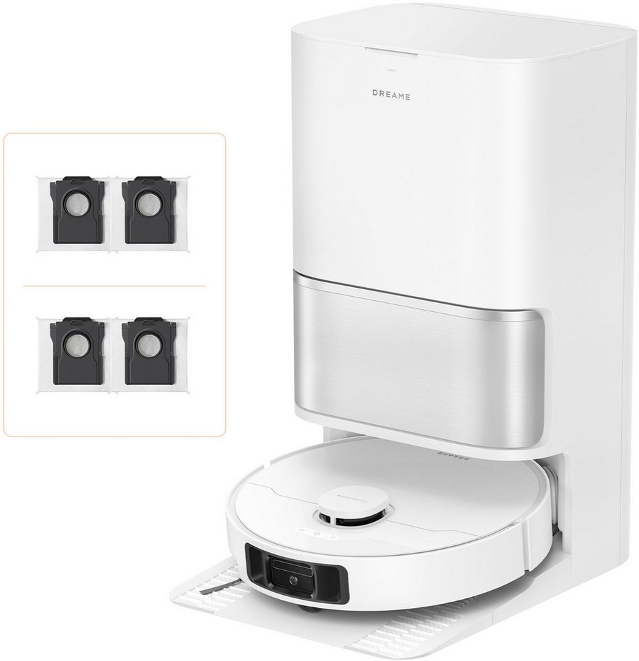 DREAME Saugroboter mit Wischfunktion L10s Ultra Gen 3 Set mit Dual-Wischpads, mit flexiblen Roboterarmen, App-Steuerung