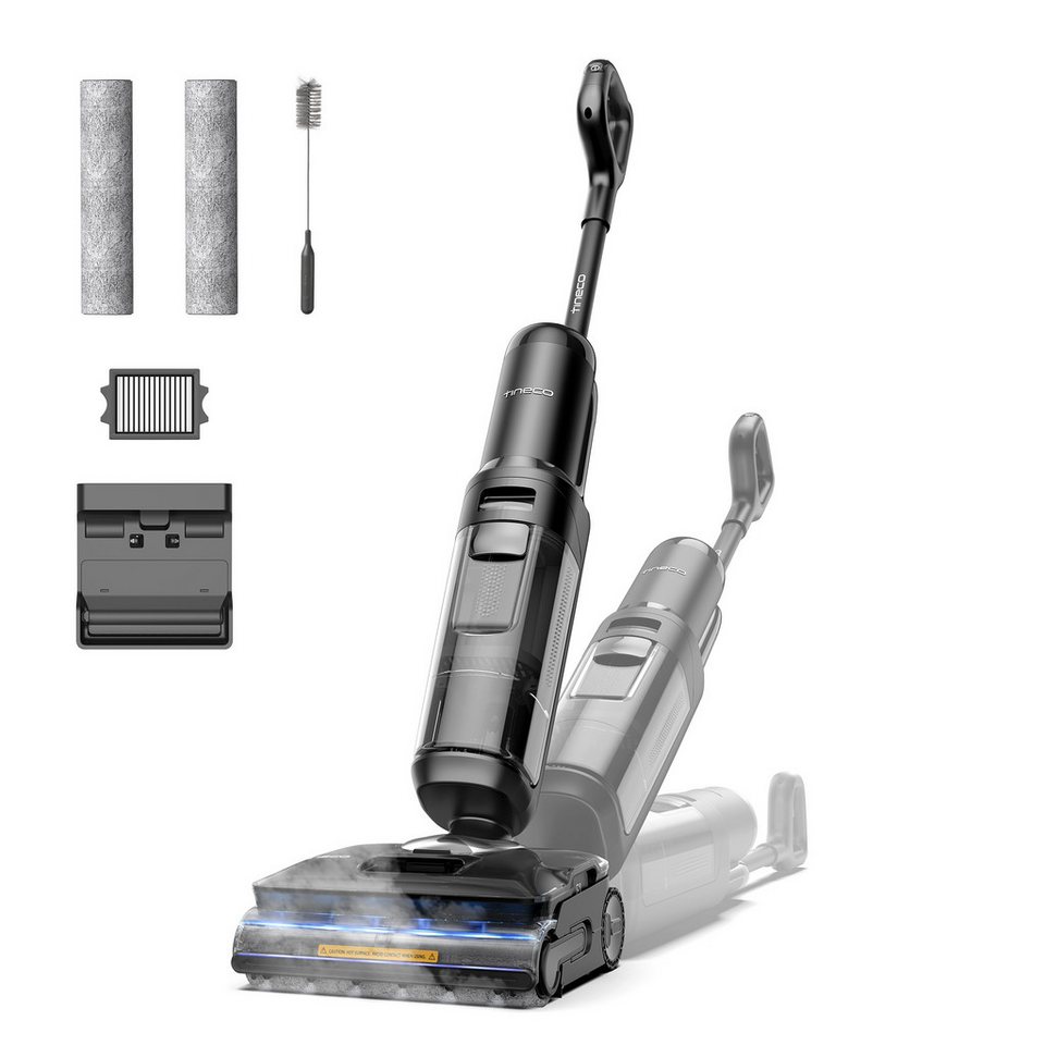 TINECO Nass-Trocken-Sauger FLOOR ONE S7 Stretch Steam Plus mit 160°C Dampfreinigung 285 W, Selbstantrieb, 80 Minuten