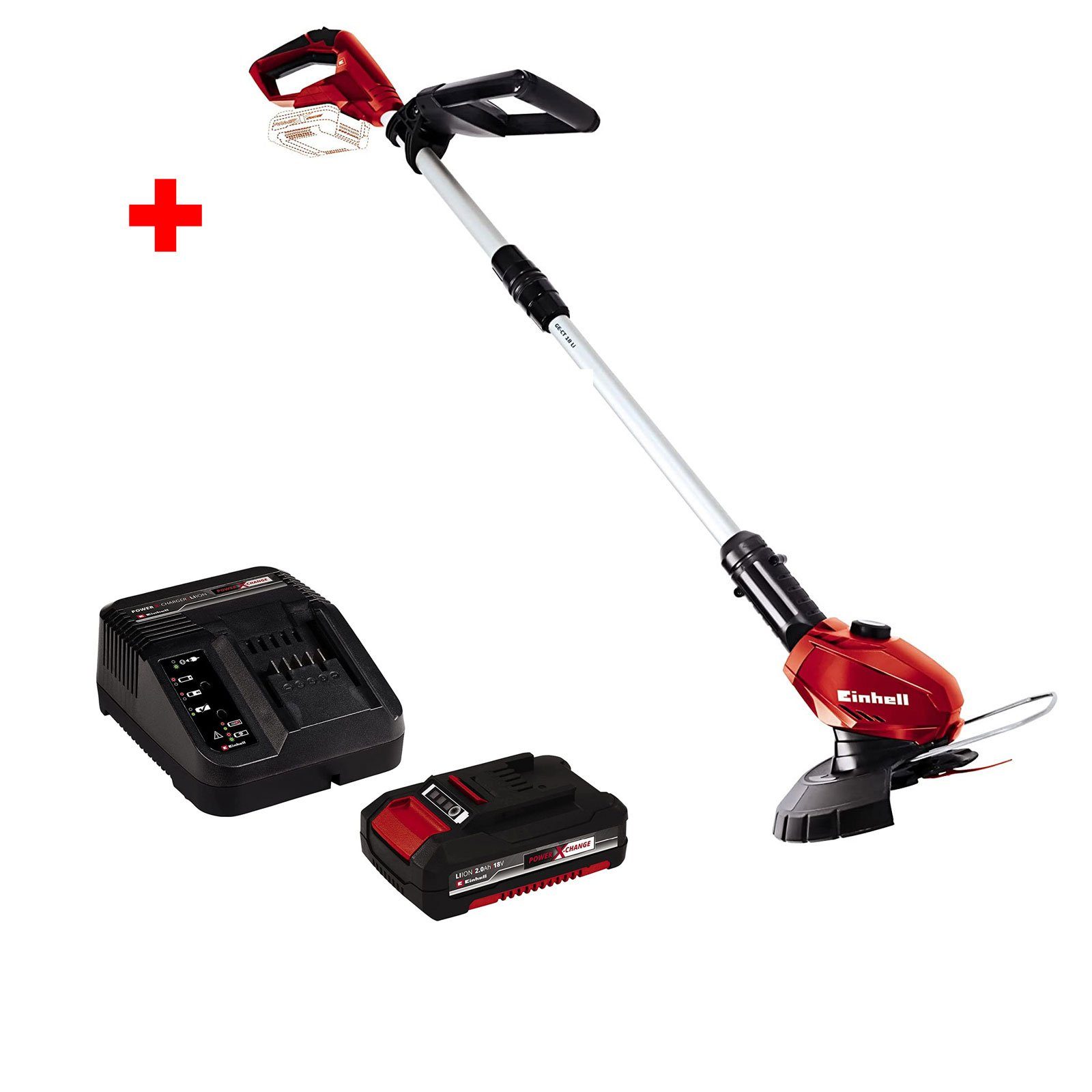 Einhell Akku-Rasentrimmer Einhell Akku Rasentrimmer GE-CT 18 Li-Solo inkl. 2,0 Ah Starterkit