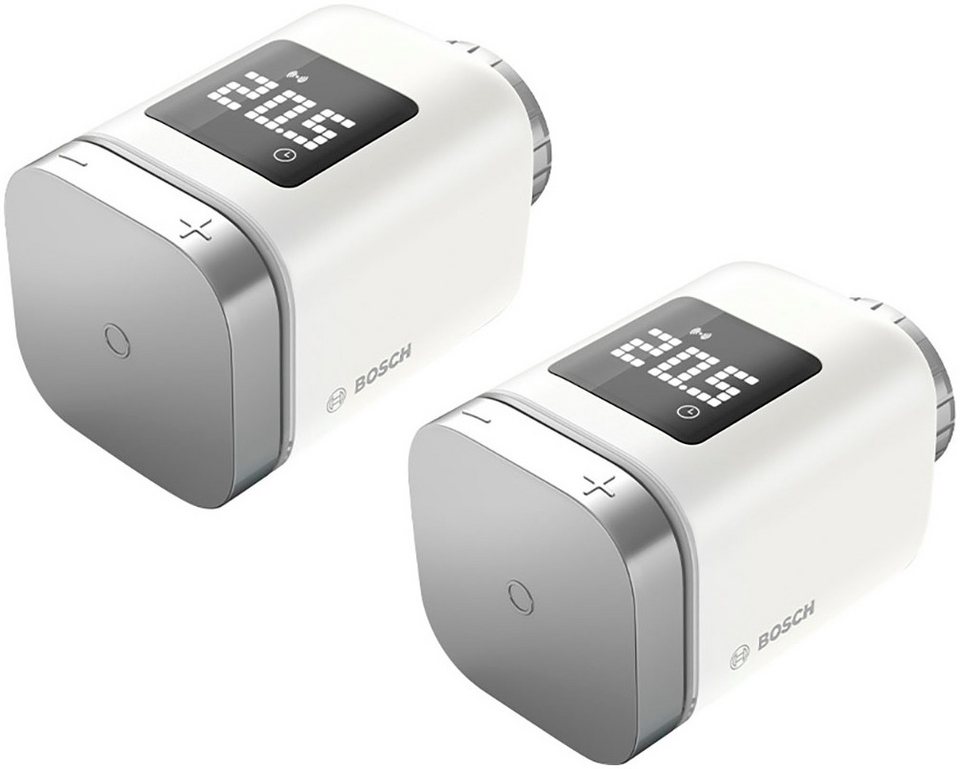 BOSCH Heizkörperthermostat Smart Home Heizkörper-Thermostat II [+M] 2er Pack, (Packung, 2 St)