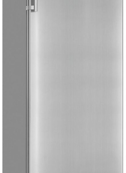 exquisit Vollraumkühlschrank KS320-V-H-040D inoxlook, 142,6 cm hoch, 54,5 cm breit, Flexibel & effizient: 242 L Kühlschrank mit Abtau-Automatik