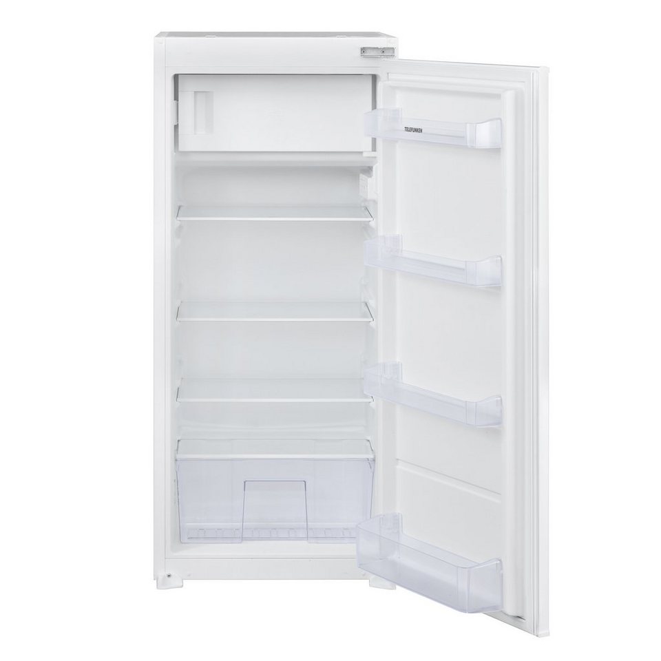 Telefunken Einbaukühlschrank EKG123S187E, 122.5 cm hoch, 54 cm breit, 187 Liter Volumen, Mit Gefrierfach, 122cm Nische, Schlepptürtechnik